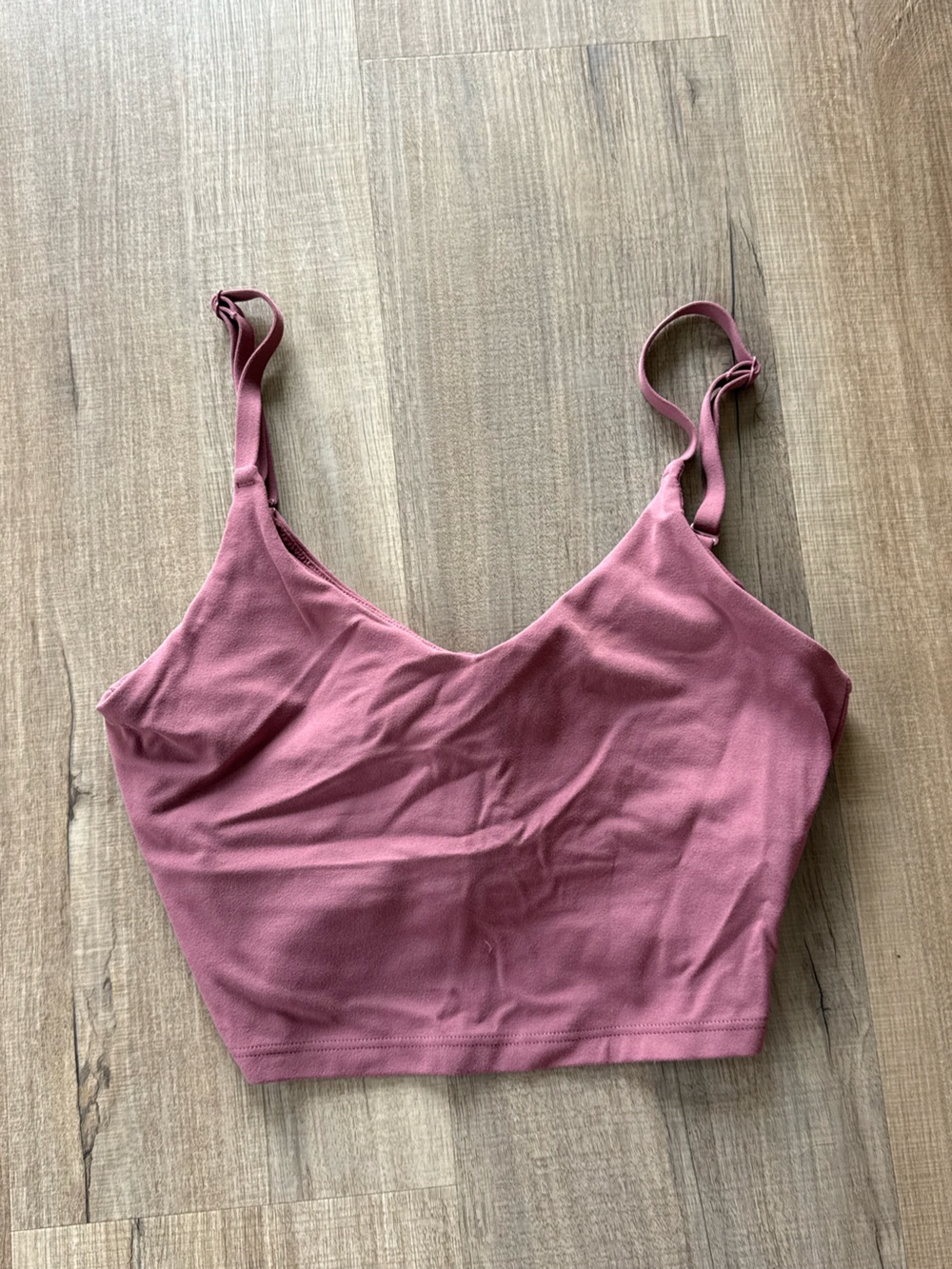 Athleta Dusty Rose Cropped Tank Top